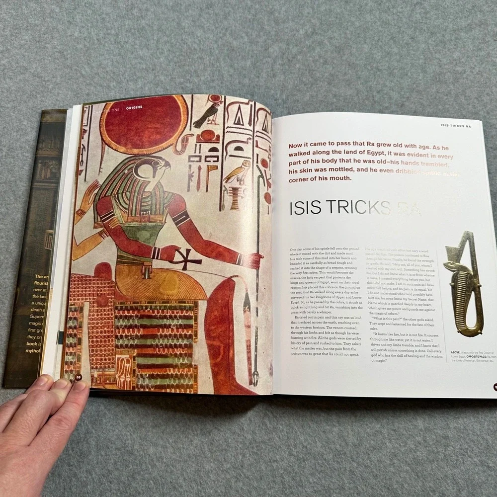 Egyptian Mythology Definitive Guide Ariel Slick 2022 Illustrated Hardcover MRI